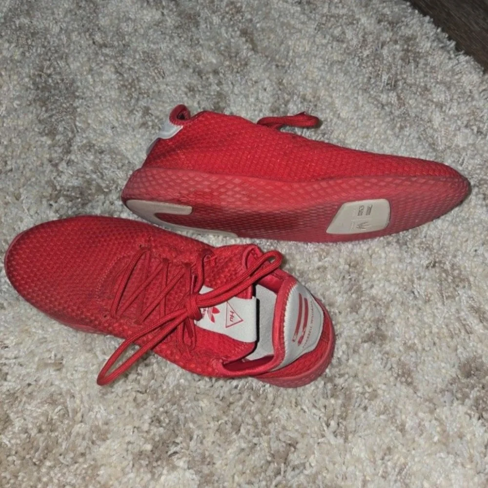 Adidas Men's Bold Red Sneakers Pharell Willisms Size Size 9